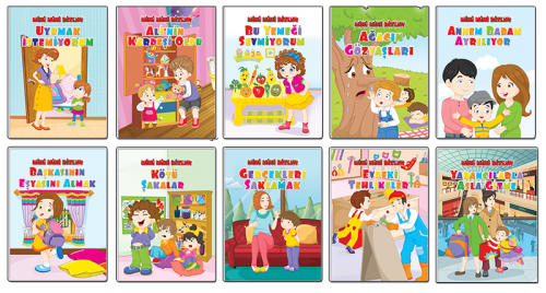 Mini Mini Bizler Okul Öncesi Hikaye Seti 10 Kitap