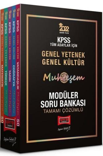 Yargı Yayınları KPSS Tamamı Çözümlü Modüler Soru Bankası Seti 2022
