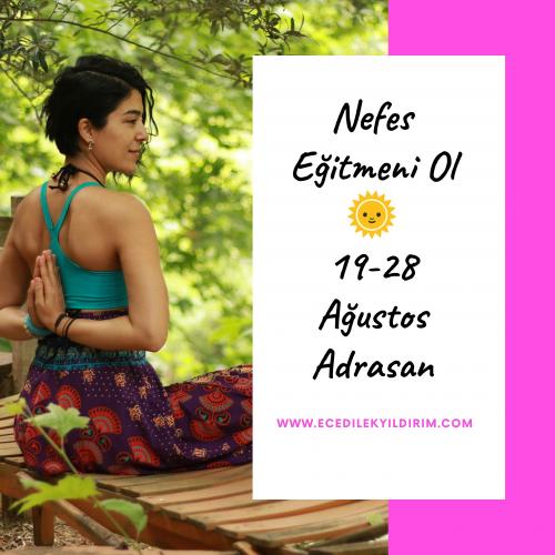 Nefes Eğitmeni Ol / 100 Saat Yoga Alliance Yacep