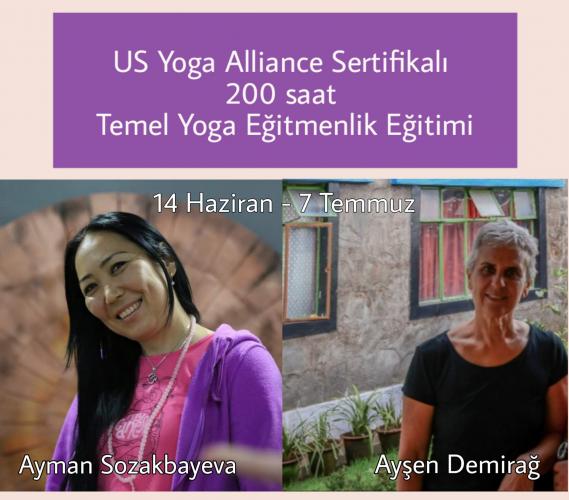 US Yoga Alliance Sertifikalı 200 Saat Temel Yoga Eğitimi