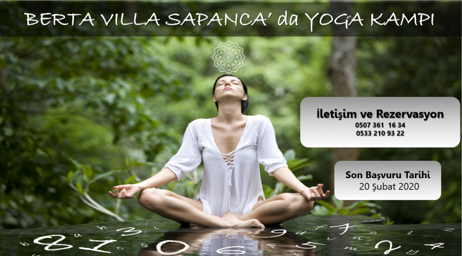 Bella Villa Sapanca'da Yoga Kampı