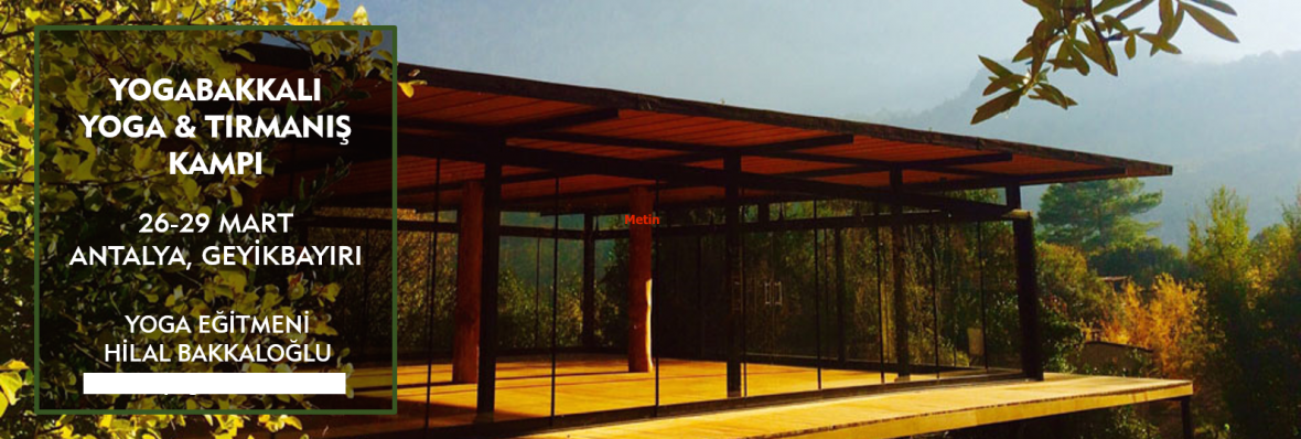 Yogabakkalı Yoga ve Tırmanış Kampı