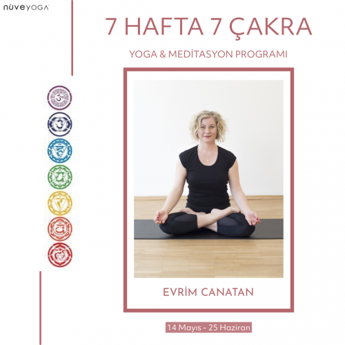7 Hafta 7 Çakra Yoga & Meditasyon Programı