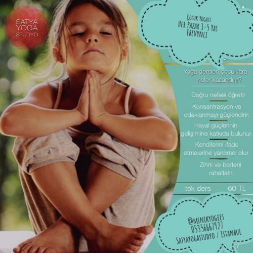 Çocuk Yogası Dersleri - Her Pazar (2-5 Yaş, Anne/Baba Katılımıyla)