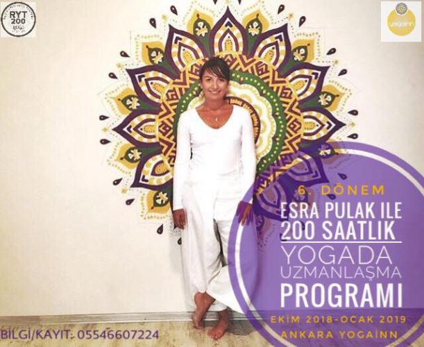 Esra Pulak ile 200 Saatlik Yogada Uzmanlaşma Programı