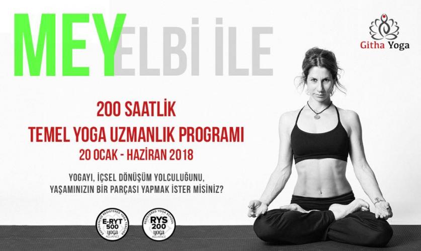 Mey Elbi İle 200 Saatlik Temel Yoga Uzmanlık Programı