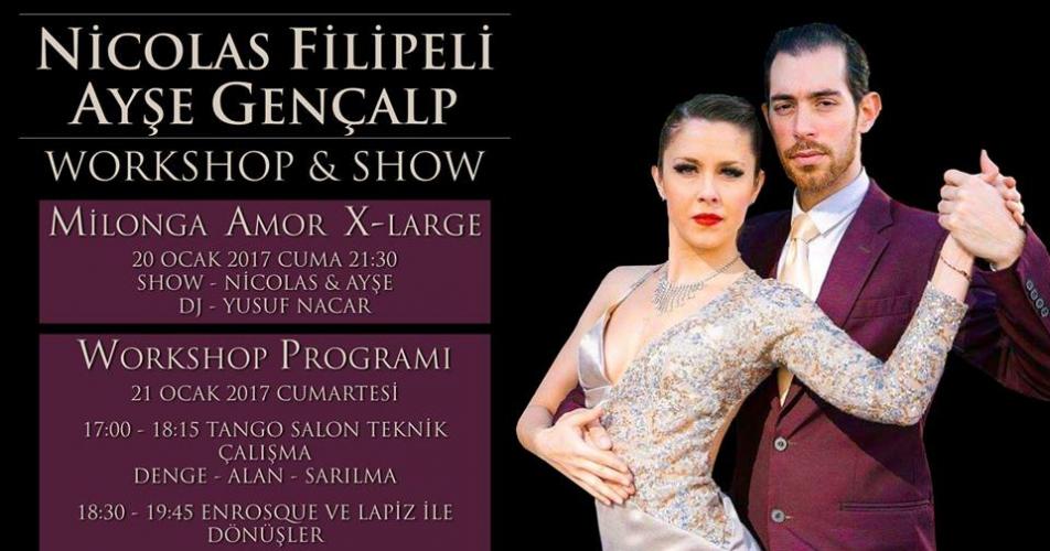 Tango Workshop & Show - Nicolas Filipeli & Ayşe Gençalp