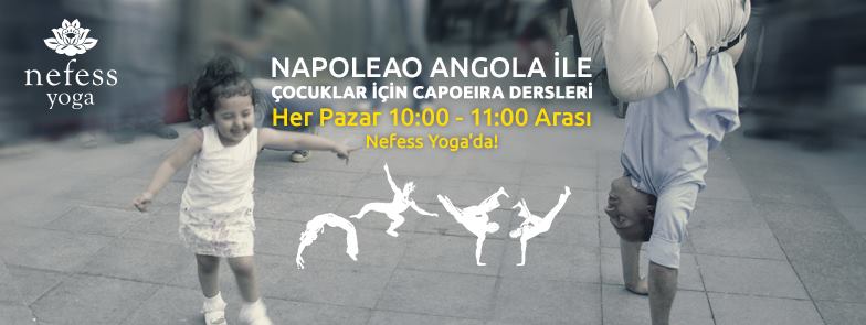Napoleao Angola ile Çocuklar için Capoeira Dersleri