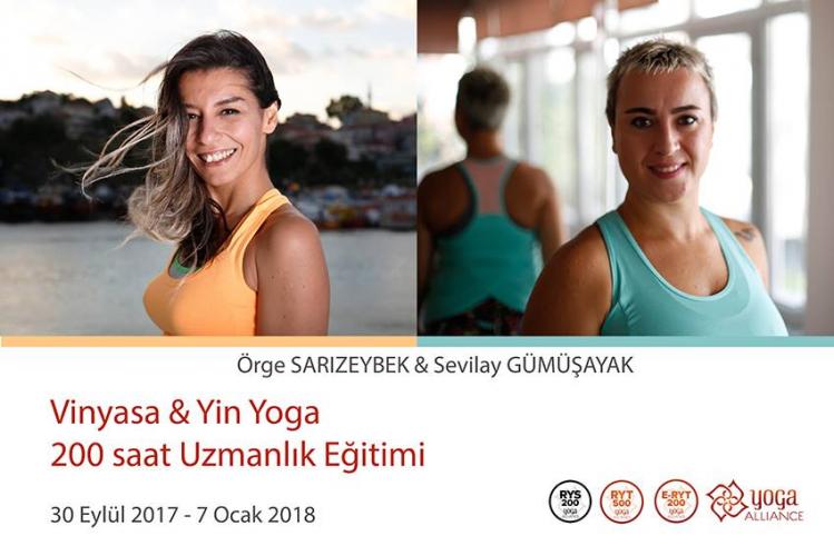 Örge Sarızeybek ve Sevilay Gümüşayak ile Vinyasa&Yin Yoga Uzmanlık Eğitimi