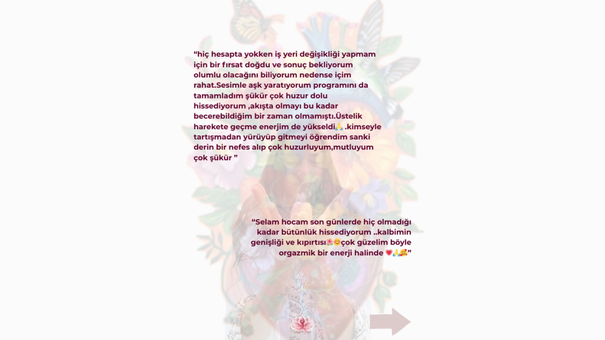 Sesimle Yaratıyorum / Aşk 11 Günlük Sadhana Senem Kalender