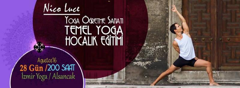 Nico Luce ile 28 Günde / 200 Saatlik Temel Yoga Hocalık Eğitimi