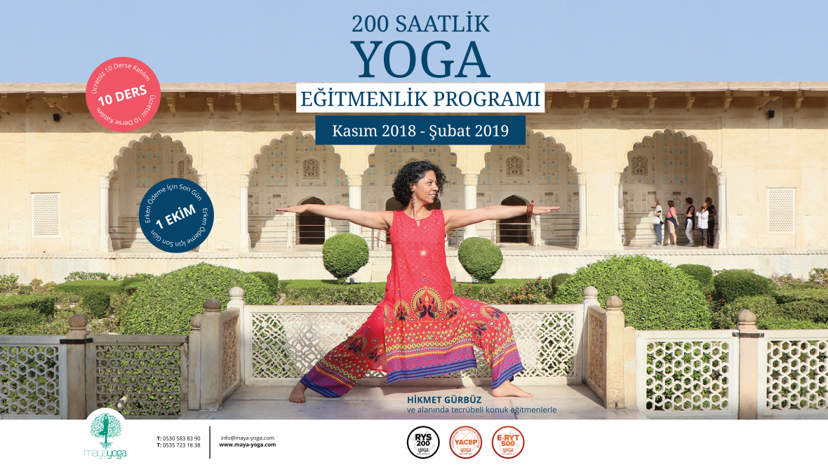 Hikmet Gürbüz ile Yoga Alliance Onaylı 200 Saatlik Yoga Uzmanlık Programı