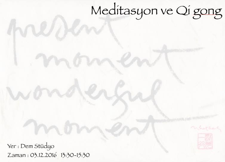 Meditasyon ve Qi gong