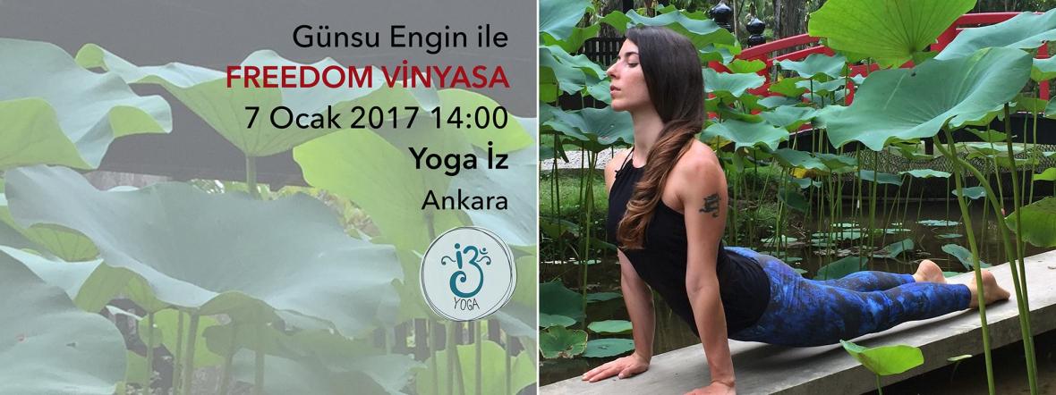 Günsu Engin ile Freedom Yoga Ankara'da