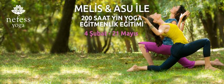 Melis & Asu ile 200 Saat Yin Yoga Eğitmenlik Eğitimi