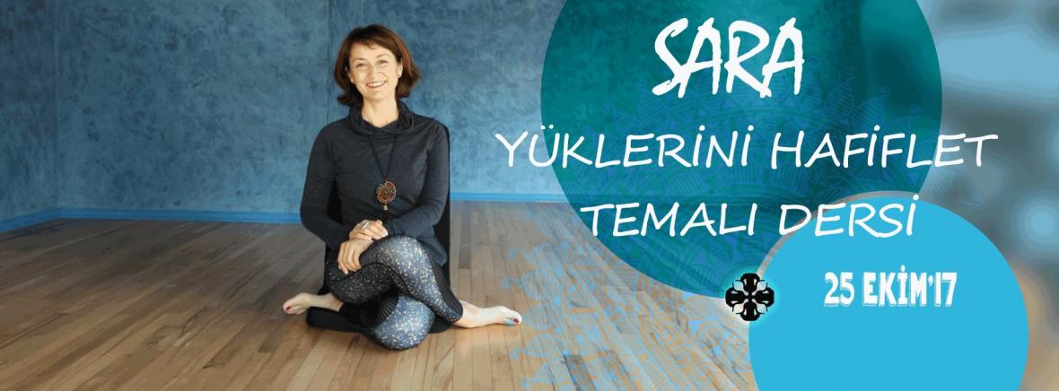 Sara Gulec ile "Yüklerini Hafiflet" Temalı Dersi İzmir Yoga'da