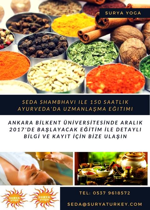 Seda Shambhavi İle Ayurveda'da Uzmanlaşma Eğitimi - Ankara
