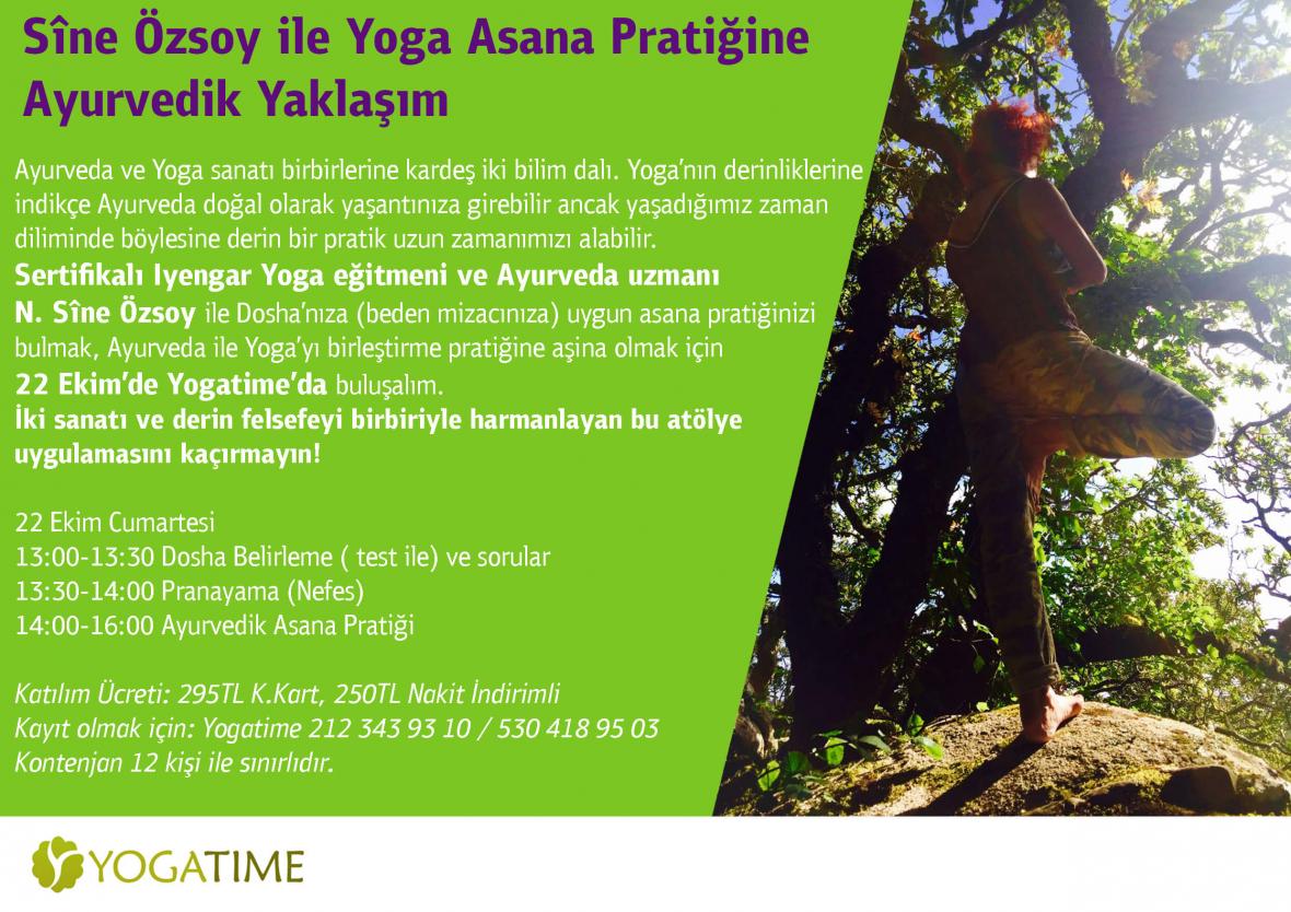 Sine Özsoy ile Yoga Asana Pratiğine Ayurvedik Yaklaşım Workshop