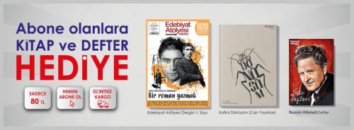 Edebiyat Atölyesi Dergisi Yıllık Abonelik Kampanyası (defter+kitap+ücretsiz kargo)